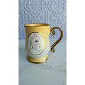 Silver Buffalo Disney Winnie the Pooh Gold Foil Footed Ceramic Mug 17.5 oz NEW