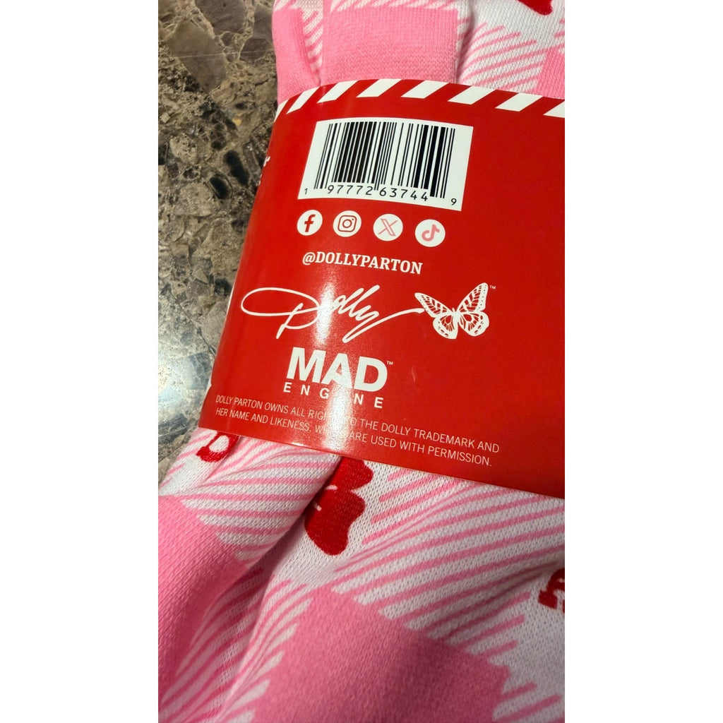NEW Dolly Parton "Bows & Checks" Jogger Pajama Pants – Adult 2XL