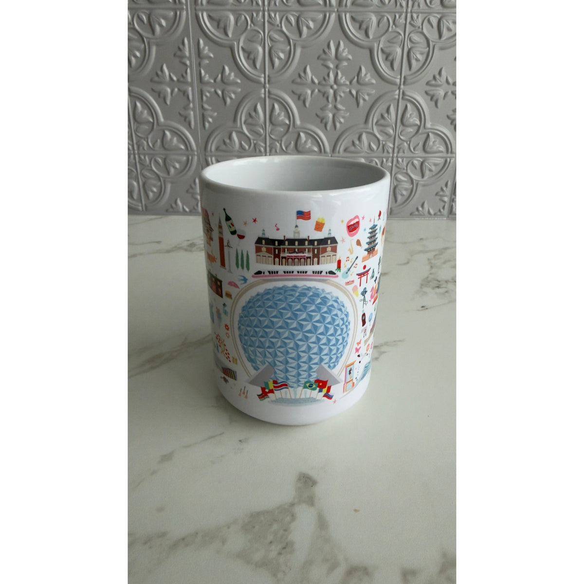 Epcot World Showcase Spaceship Earth Coffee Mug