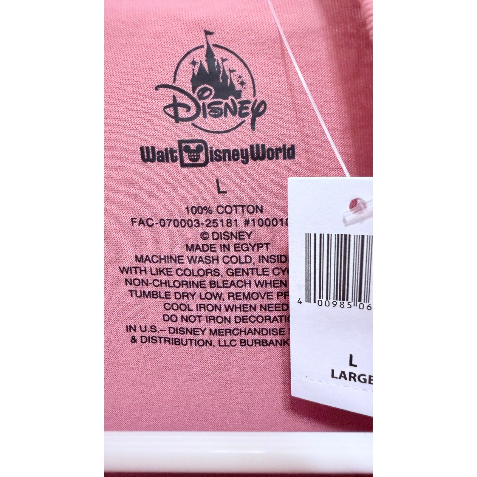 NWT Walt Disney World Minnie Mouse Graphic Tee - Large