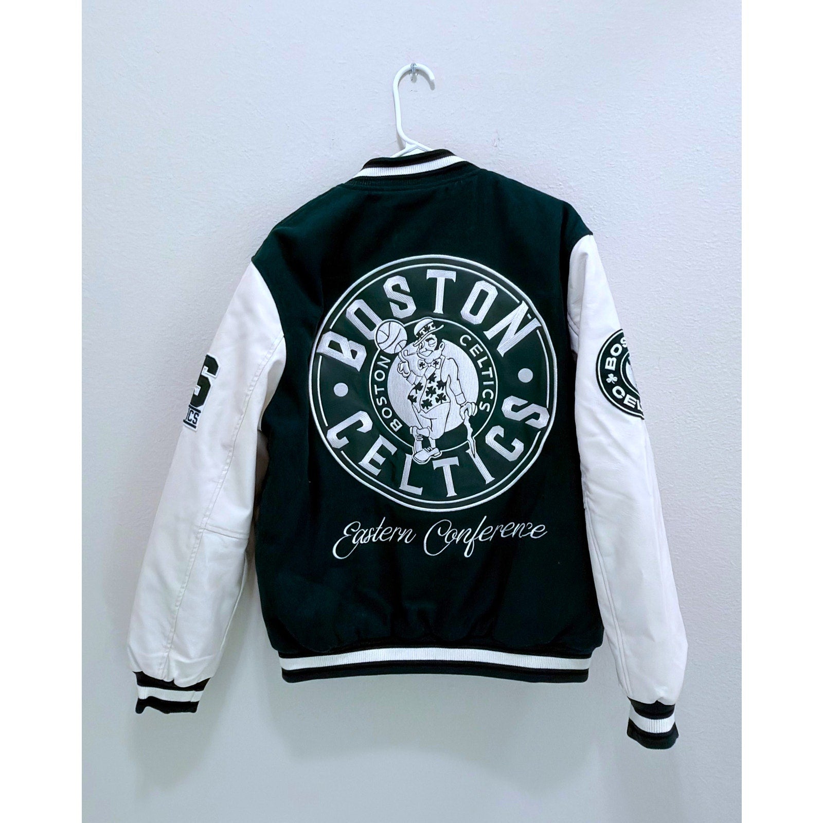 NWT Primark NBA Boston Celtics Varsity Jacket - Large