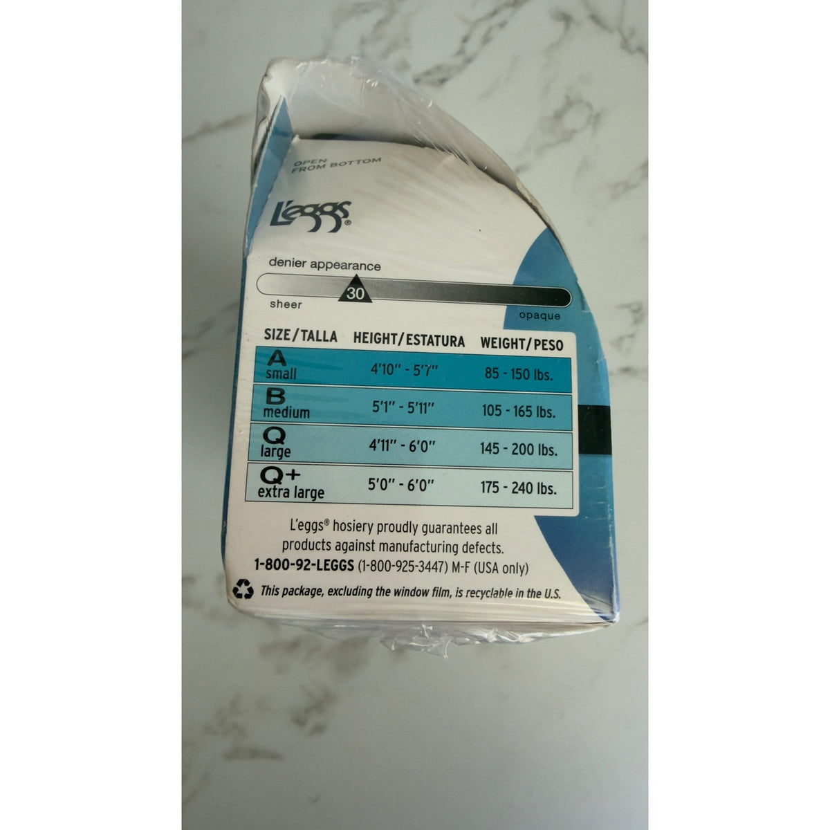 L'eggs Sheer Energy Control Top Tights Jet Black Size Q+ Extra Large 3 Pack NEW