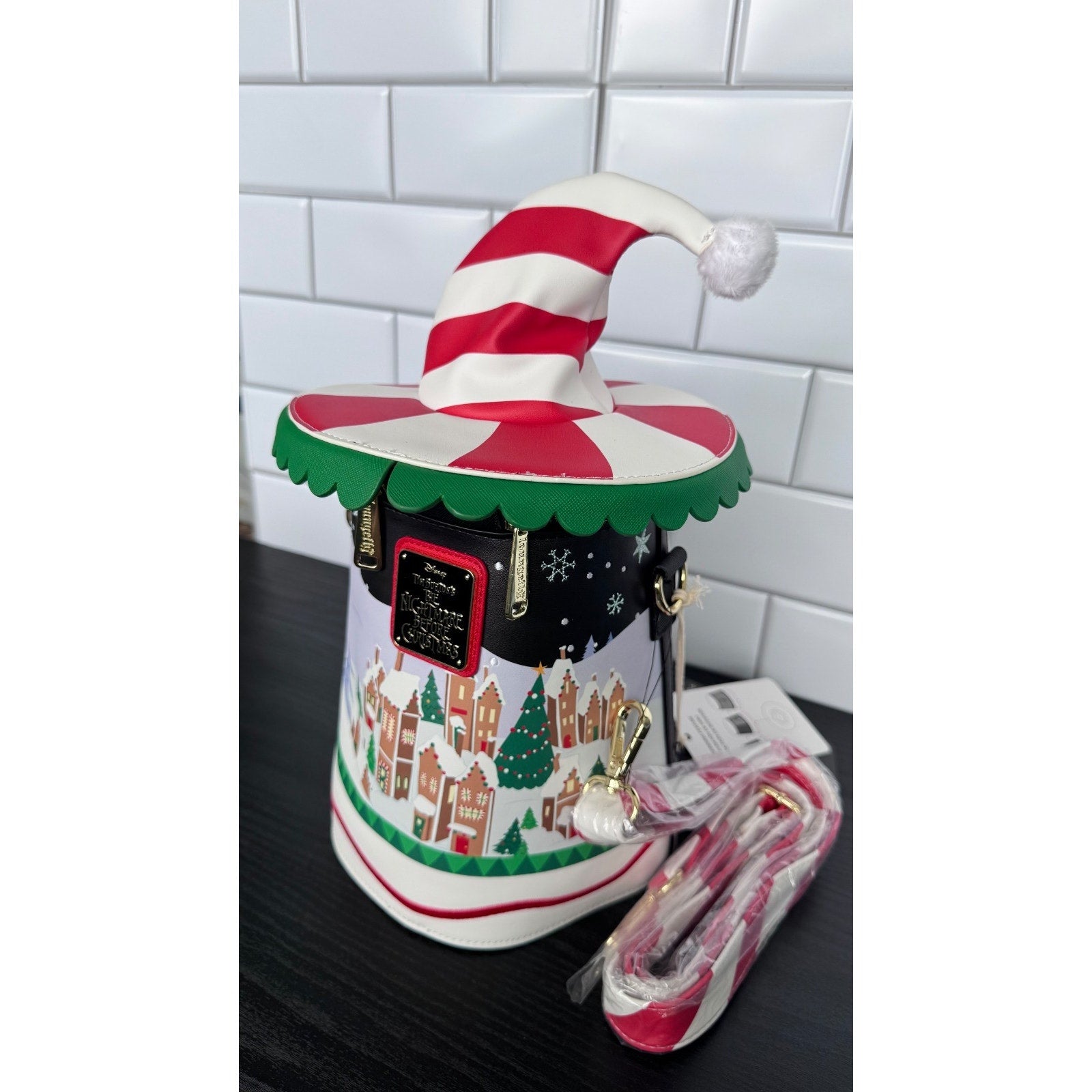Loungefly x Nightmare Before Christmas Carousel Crossbody Bag - It Spins! NWT