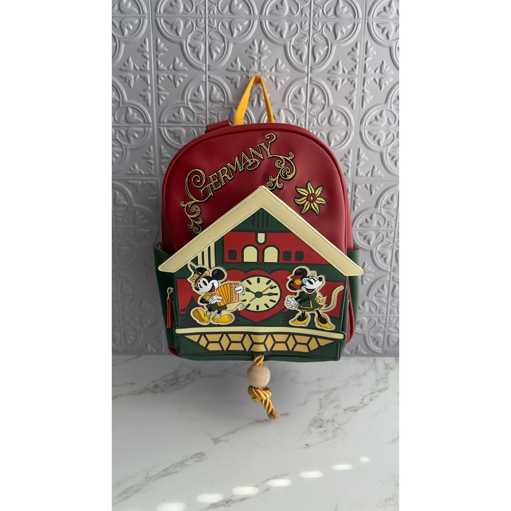 Disney Parks EPCOT World Showcase Germany Cuckoo Clock Mini Backpack NEW