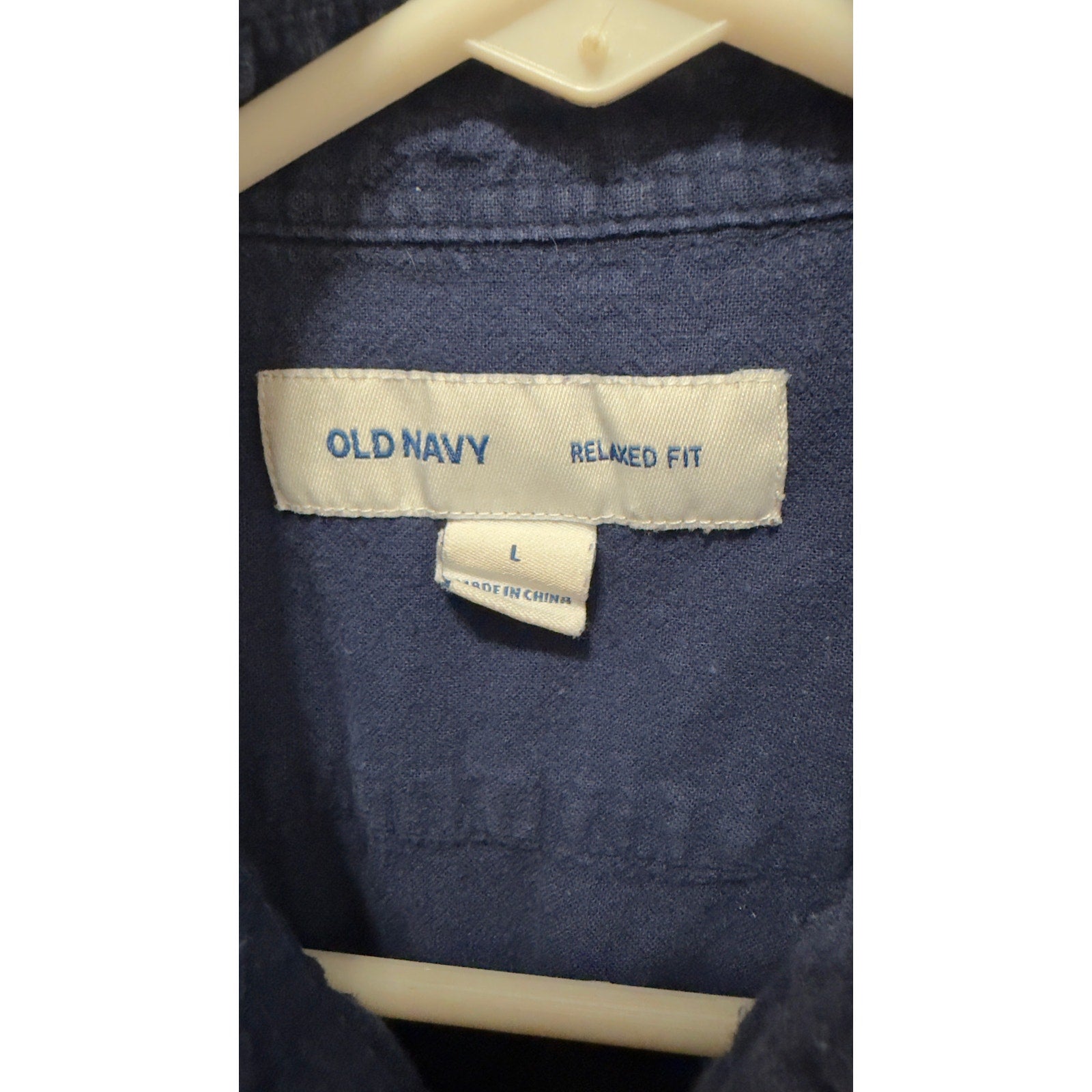 Old Navy Men's Relaxed-Fit Linen-Blend Short-Sleeve Shirt - Large