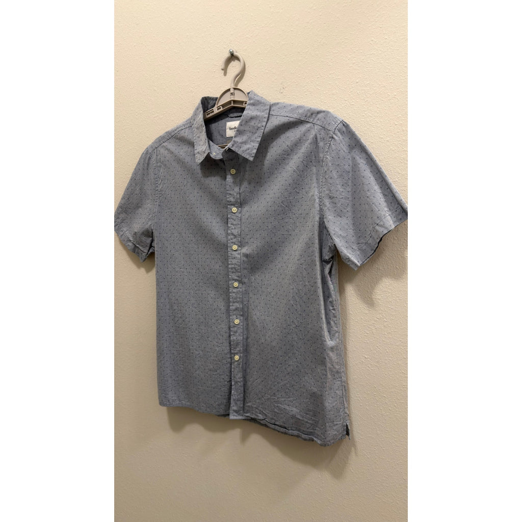 Goodfellow & Co Men's Large Standard Fit Short Sleeve Button Down