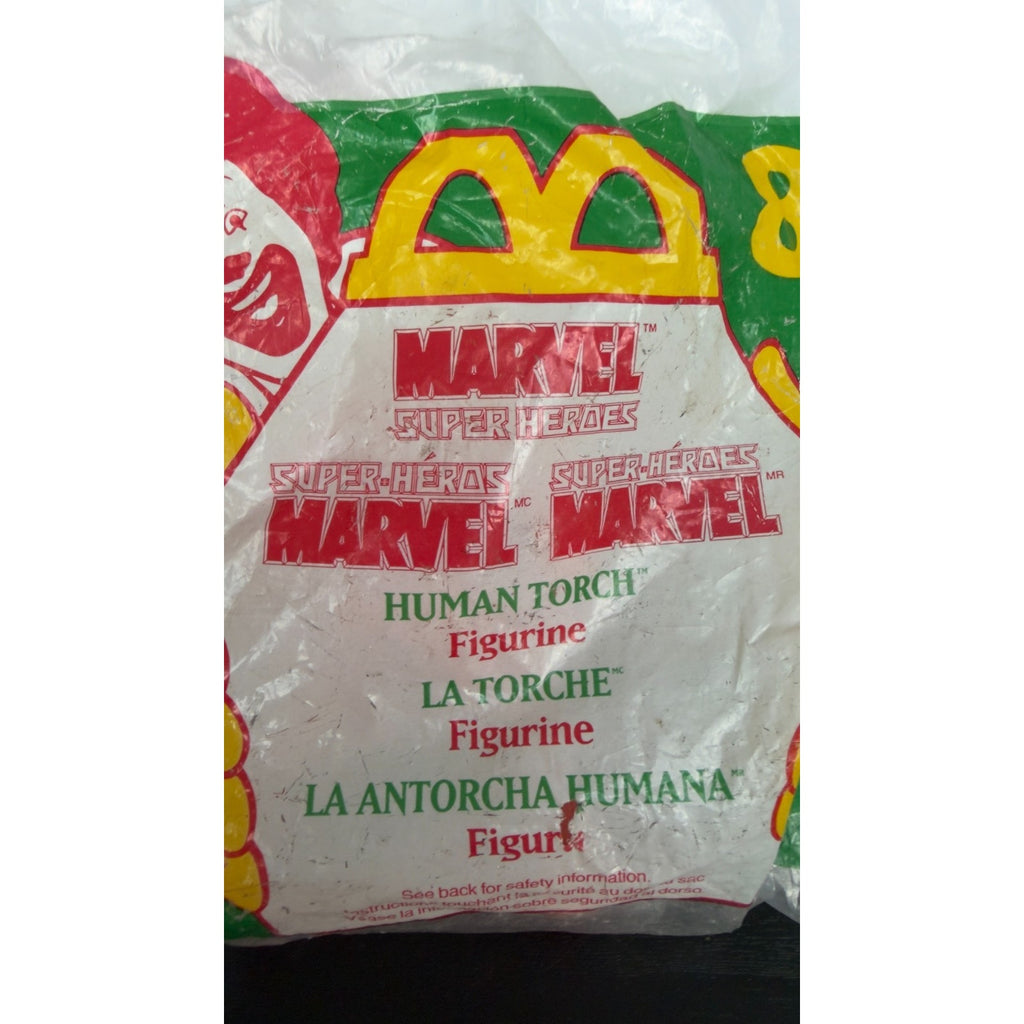 Vintage 1996 McDonald's Happy Meal Toy - Marvel Super Heroes: Human Torch