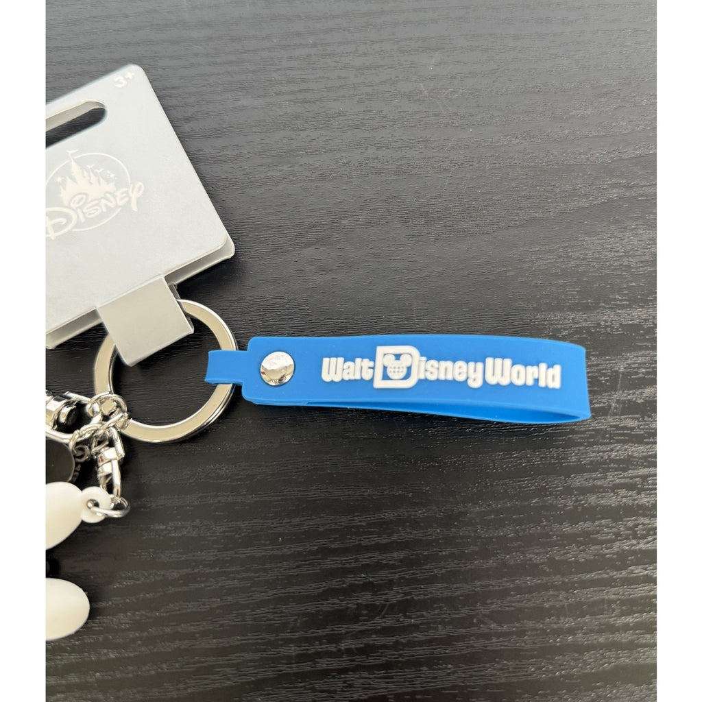 NEW Walt Disney World Mickey Mouse & Glove Walt Disney World Logo Keychain