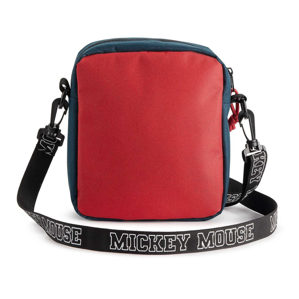 Bioworld Disney Mickey Mouse Varsity Crossbody Bag Red Blue NWT