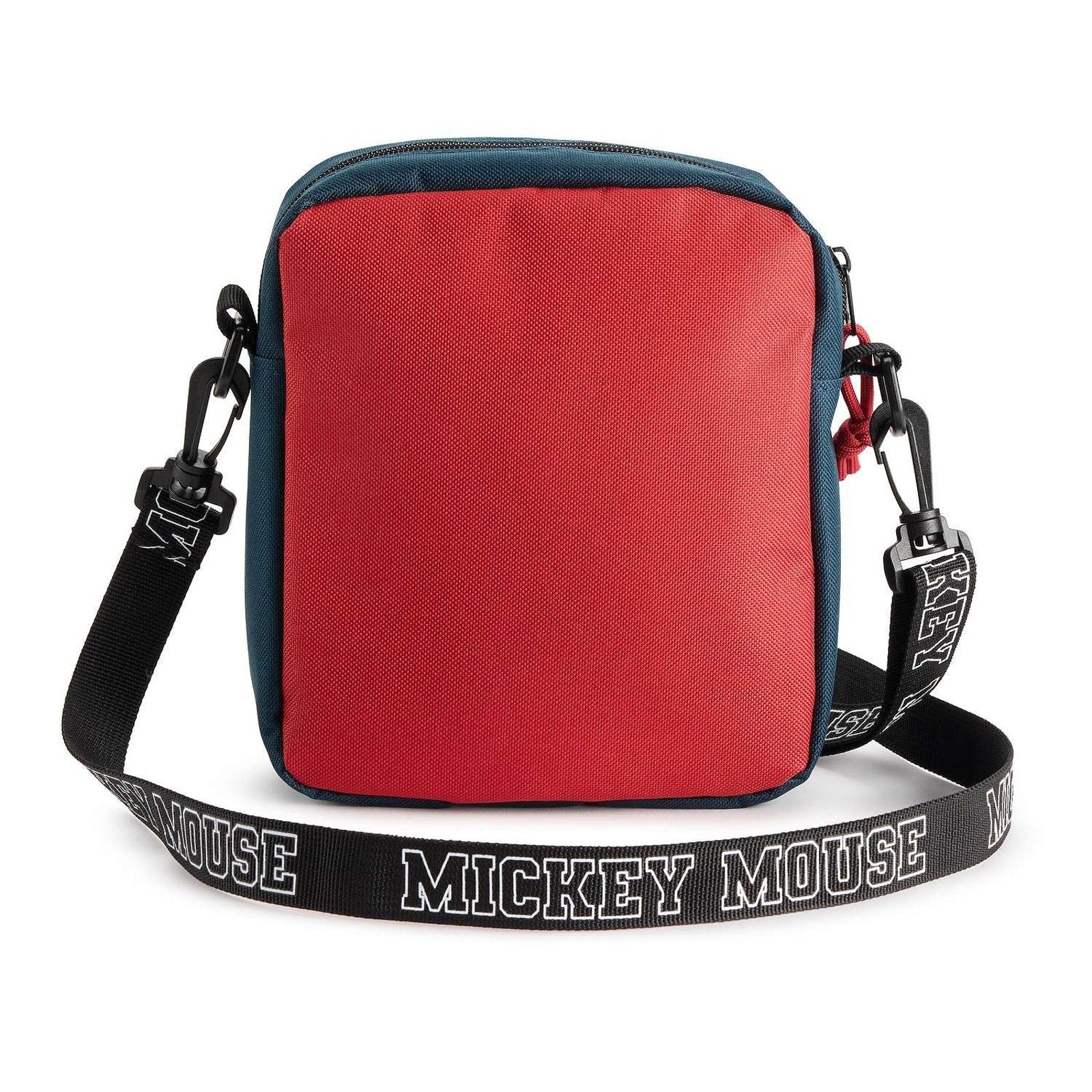 Bioworld Disney Mickey Mouse Varsity Crossbody Bag Red Blue NWT