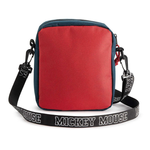 Bioworld Disney Mickey Mouse Varsity Crossbody Bag Red Blue NWT