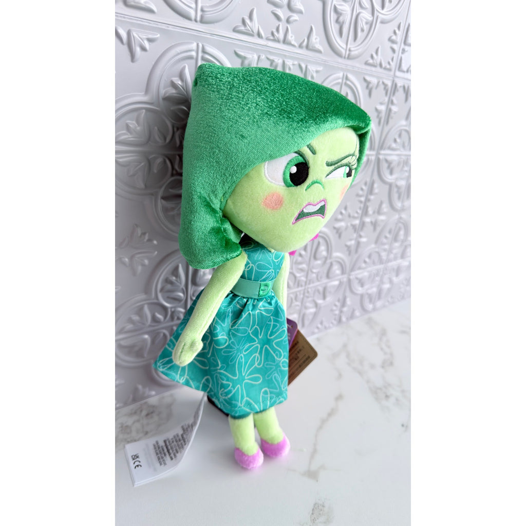 Disney Pixar Inside Out 2 Disgust Plush Doll 10" Green Stuffed Animal New