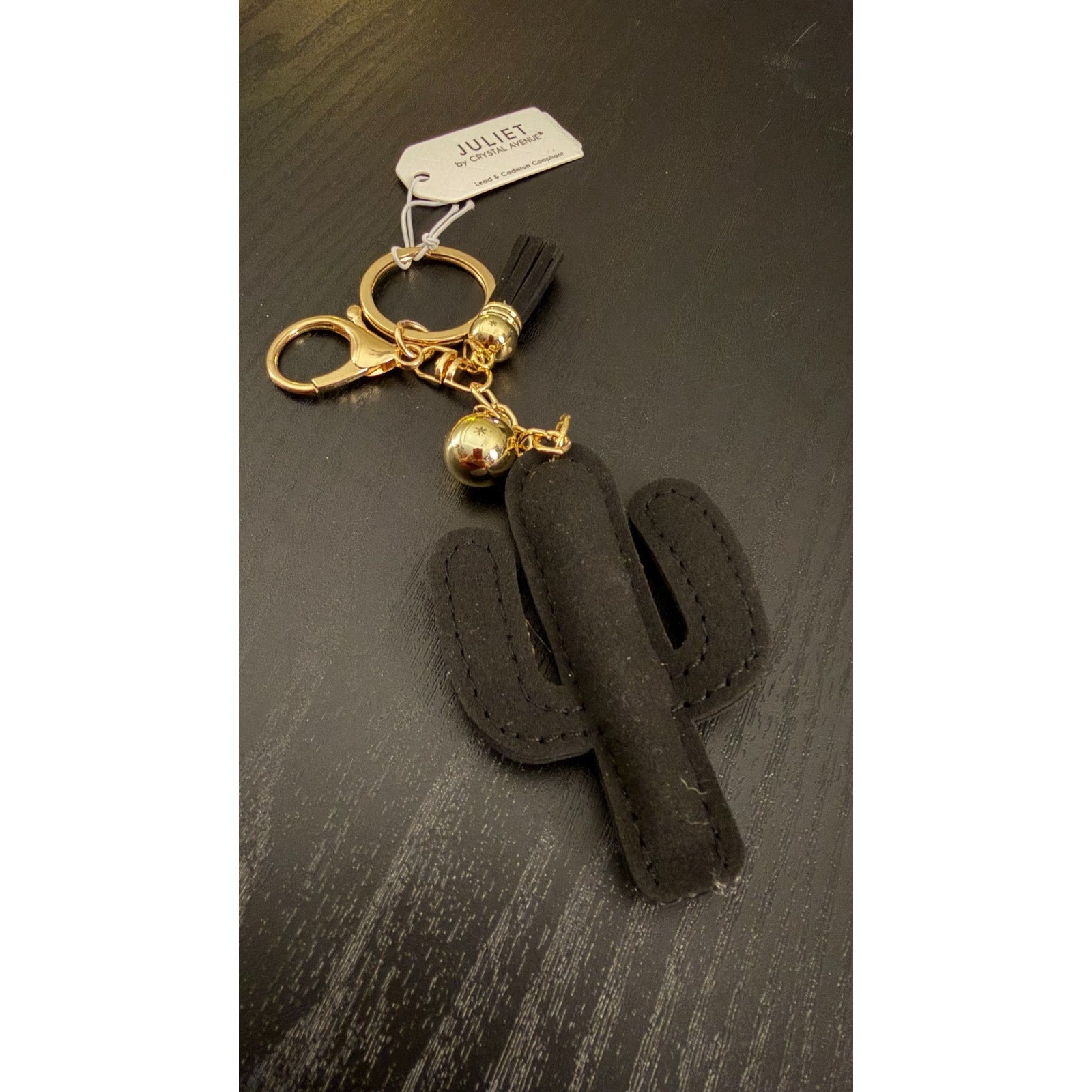 NEW Juliet Bling Rhinestone Keychain - Aztec Cactus