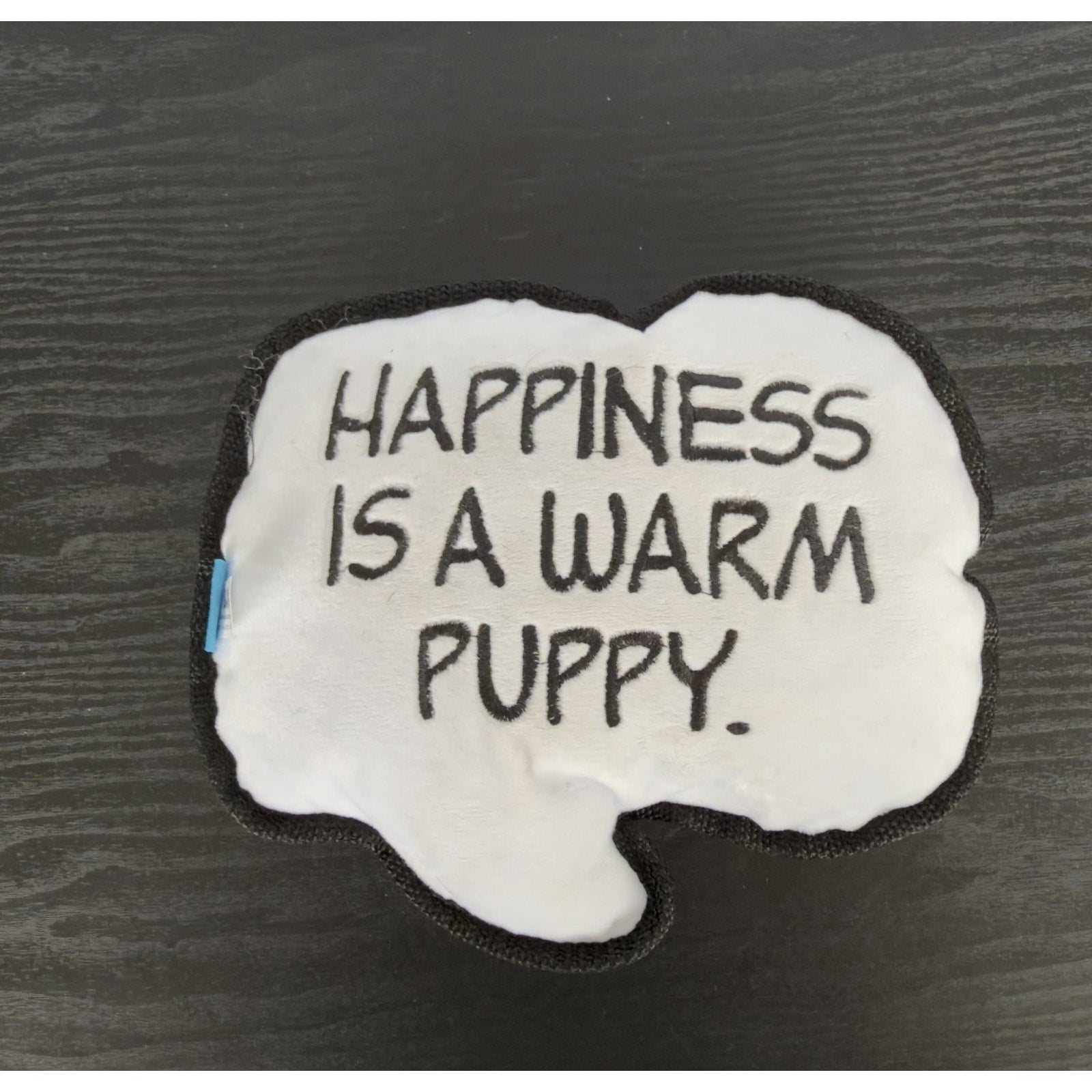 BarkBox Peanuts Charlie Brown Good Grief! Squeaky Crinkle Plush Dog Toy - NEW