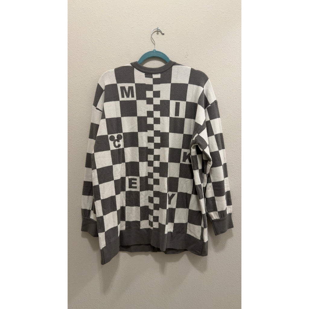 Disney Parks x Her Universe Mickey Mouse Checkered Cardigan NWT Large