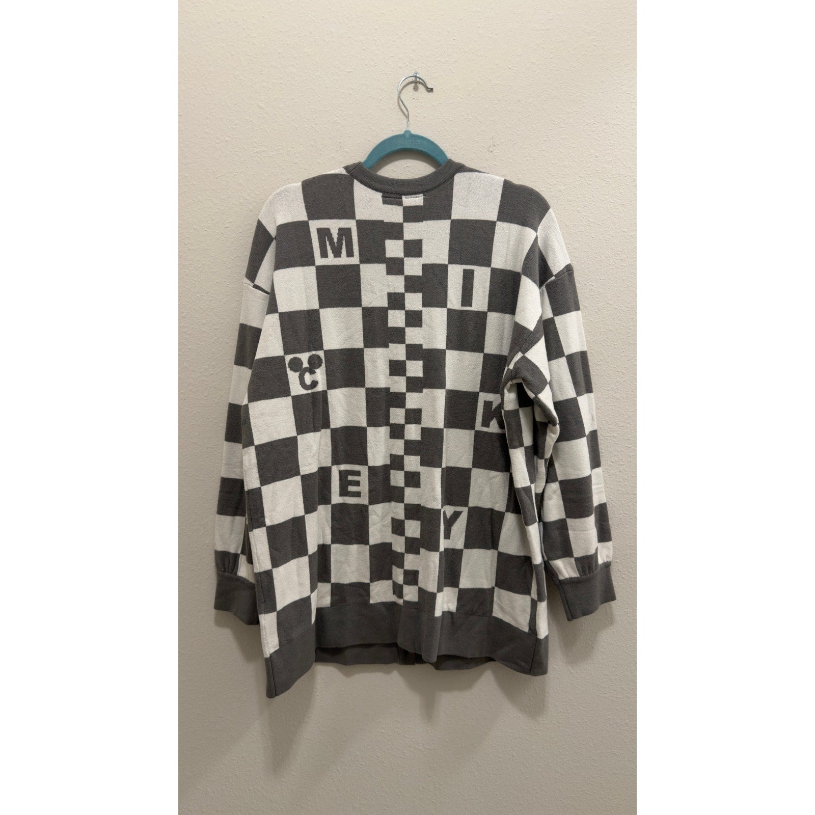 Disney Parks x Her Universe Mickey Mouse Checkered Cardigan NWT Large