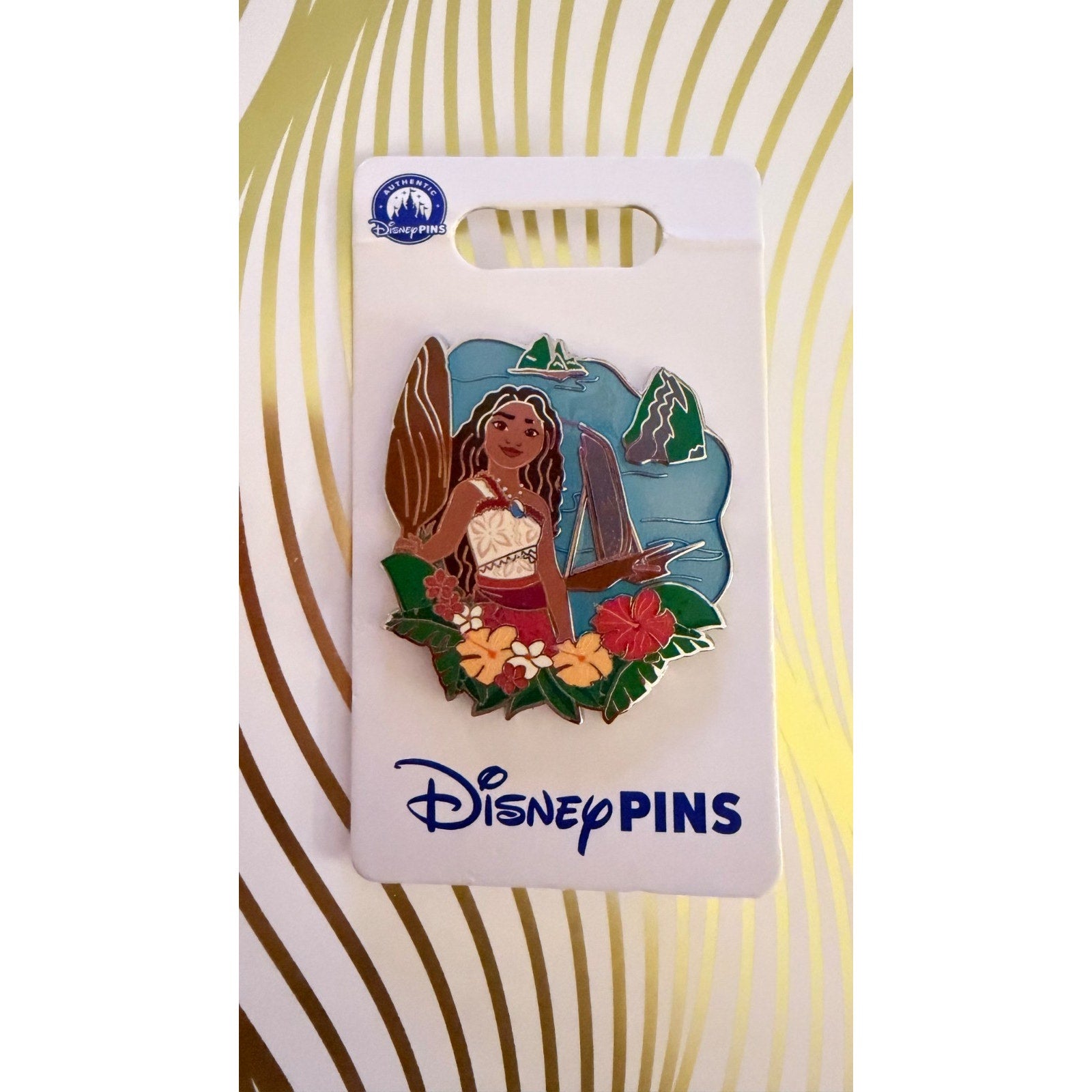 NEW Disney Parks 2024 Moana "Flowers" Pin