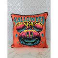Disney Parks Halloween 2023 Mickey Pumpkin Jack-O'-Lantern Throw Pillow 17" NEW