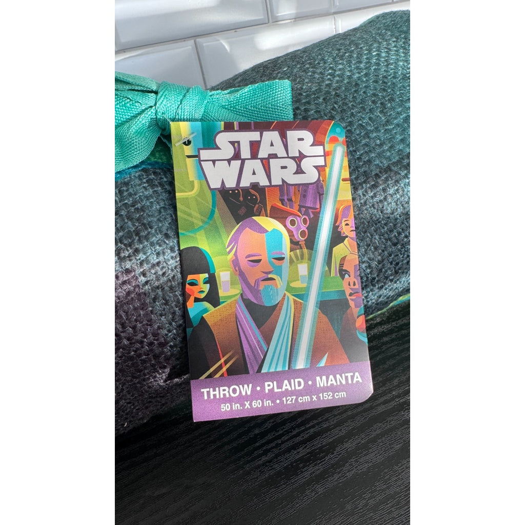 NEW Disney Parks Star Wars Cantina Scene Throw Blanket | Granito Style 50"x60"