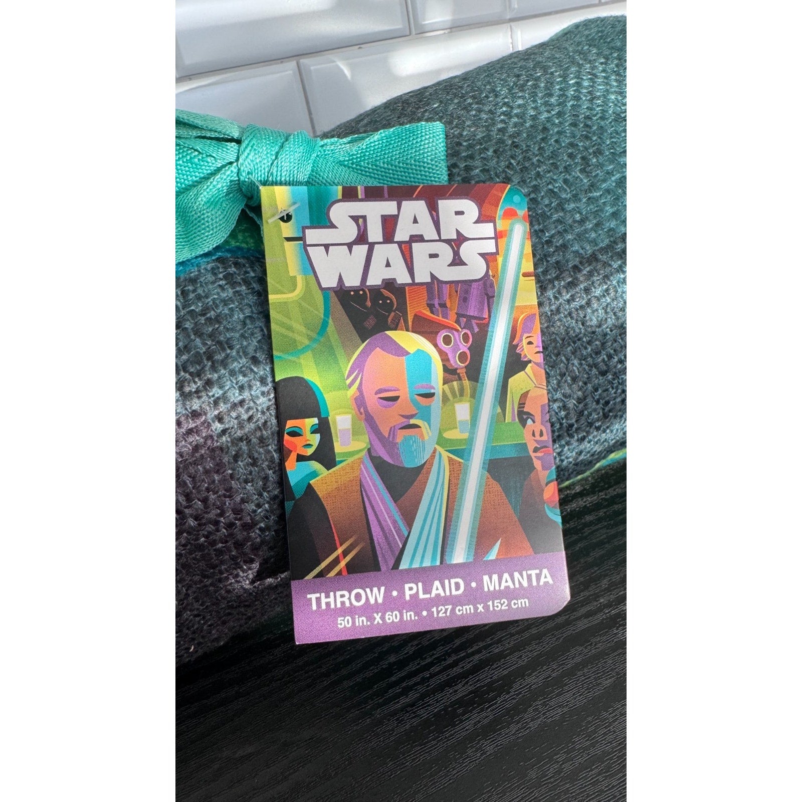 NEW Disney Parks Star Wars Cantina Scene Throw Blanket | Granito Style 50"x60"
