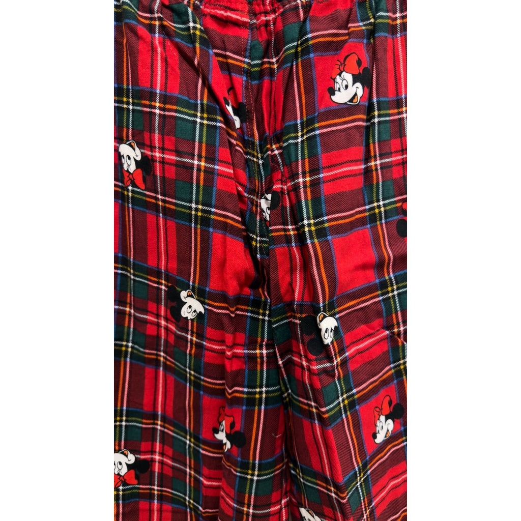 NWT Old Navy x Disney Men’s Red Plaid Flannel Pajama Pants - Medium
