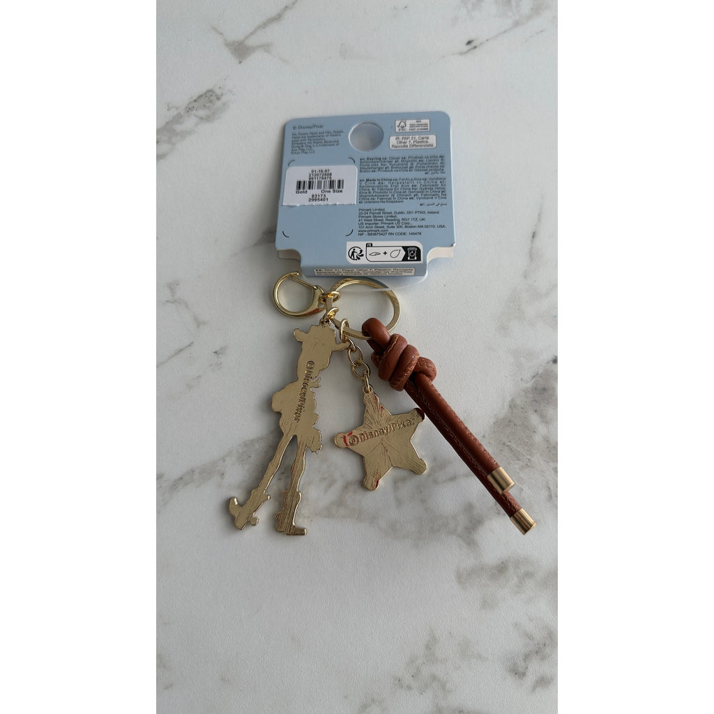 Disney x Primark Pixar Toy Story 5 Woody Keyring Keychain Sheriff Star NEW