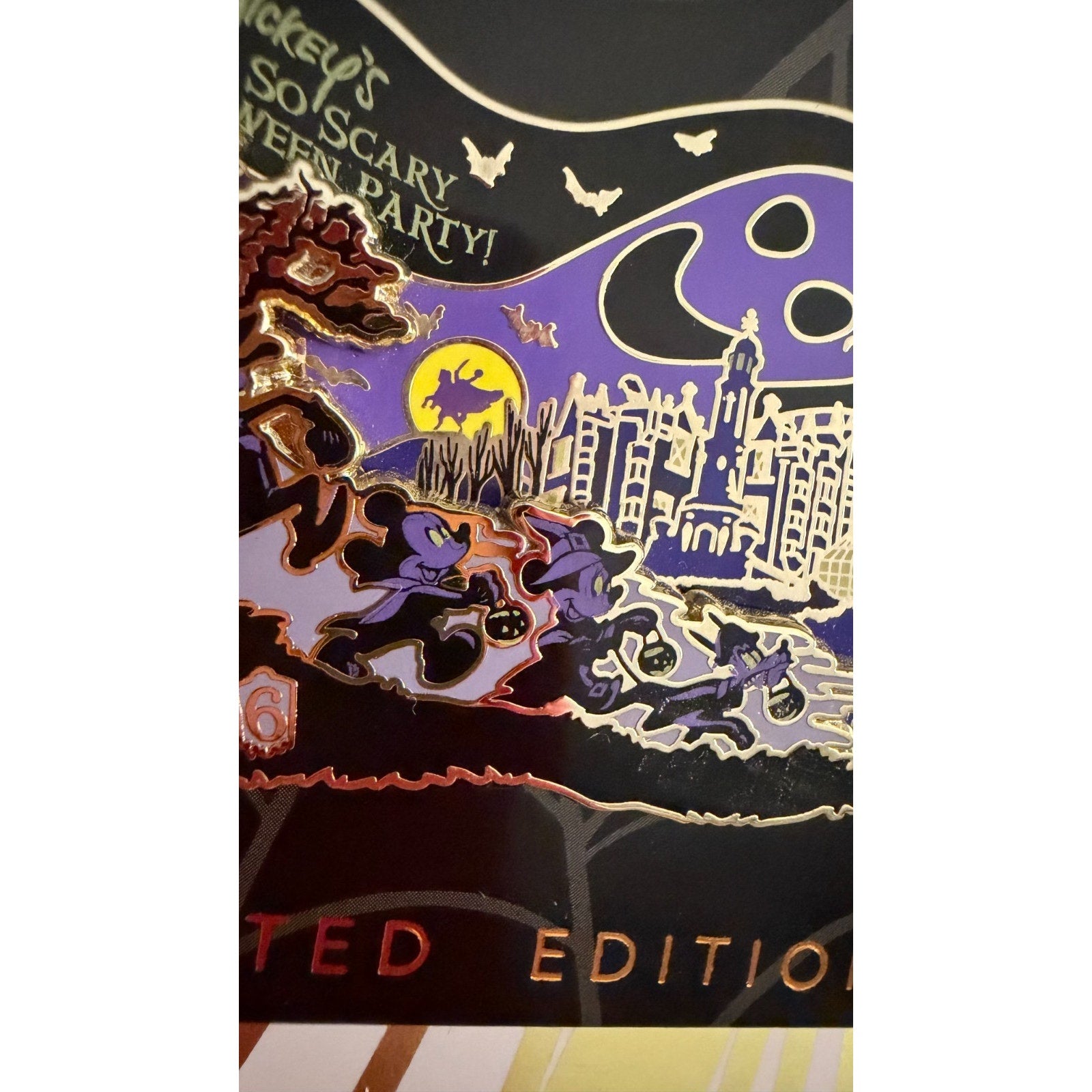 Disney 2016 Mickey’s Not-So-Scary Halloween Party GHOST LOGO Pin MNSSHP NEW