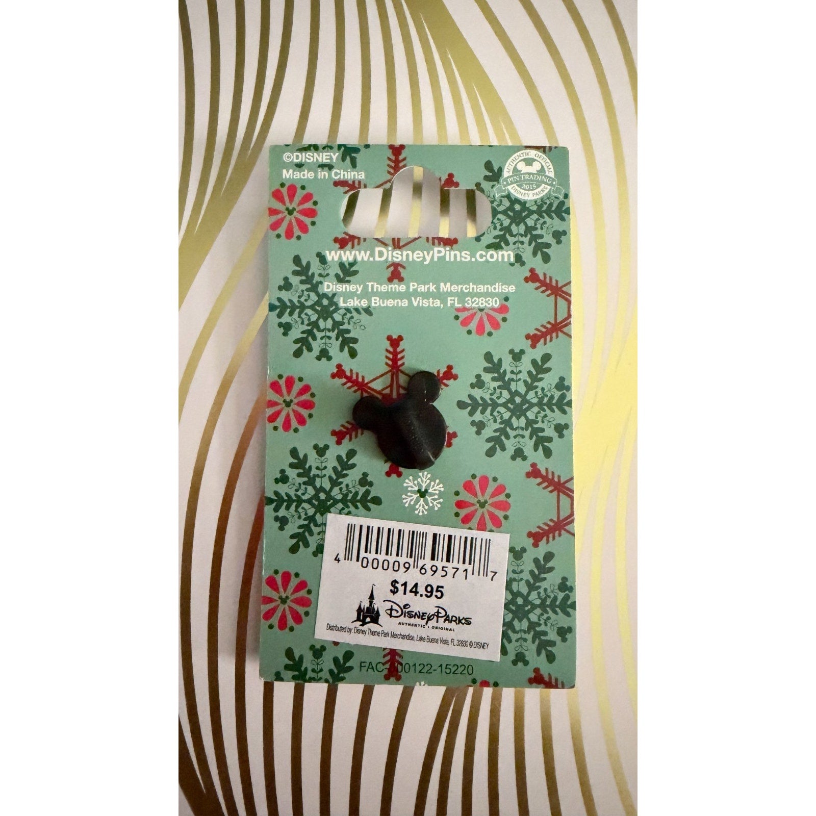 Disney Parks 2015 Happy Holidays Frozen Anna Elsa Olaf Limited Edition Pin