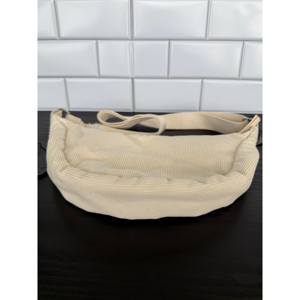 Primark Stranger Things Corduroy Crossbody Bag Hellfire Club Charm NWT