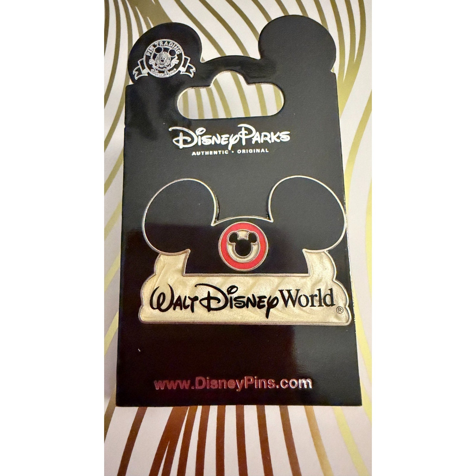 Disney Parks 2013 Mickey Ears Hat Pin - Classic Logo Pin