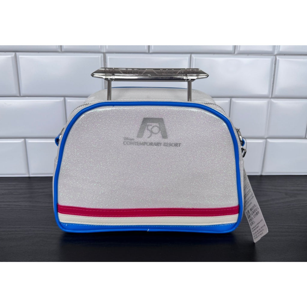 Disney x Loungefly 50th Anniv. Monorail Contemporary Resort Crossbody & Ears NWT