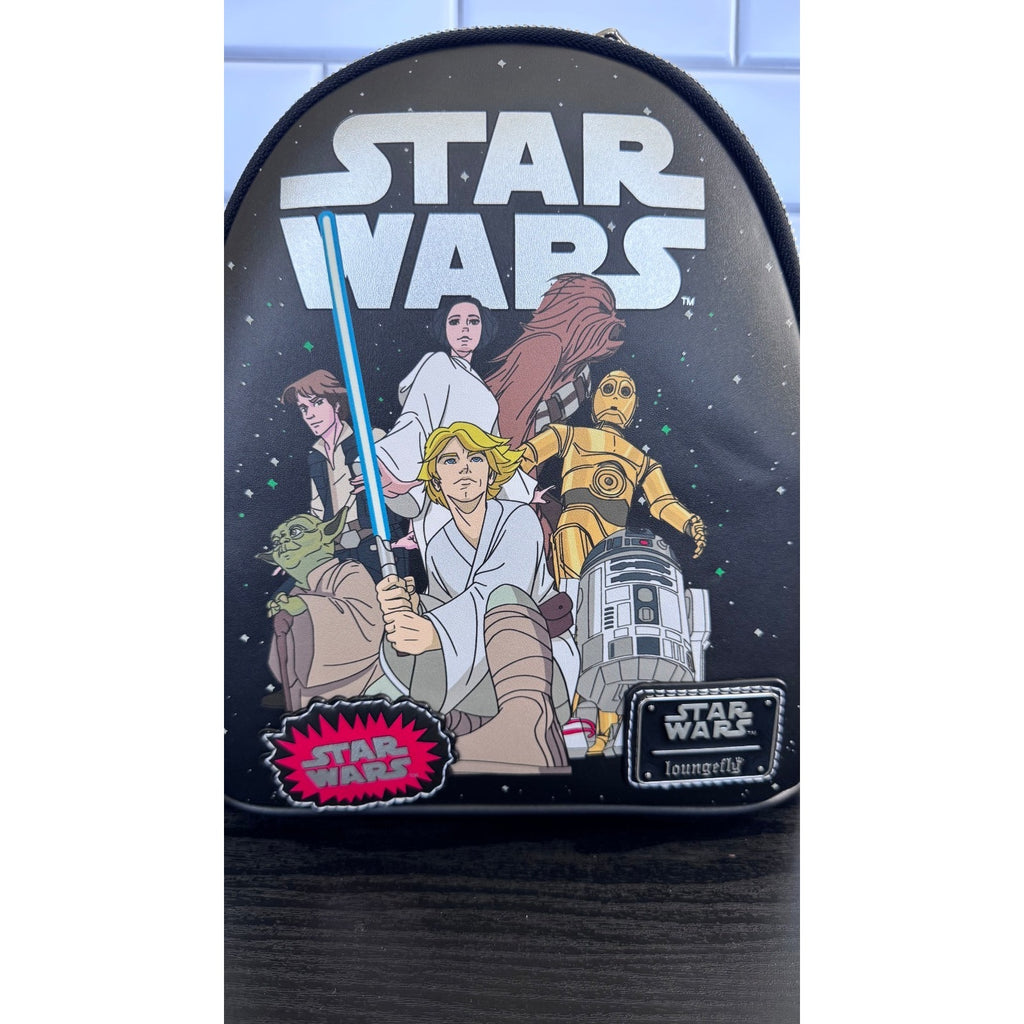 Loungefly 2024 Disney Parks Star Wars Celebrate the Saga Mini Backpack GITD NWT