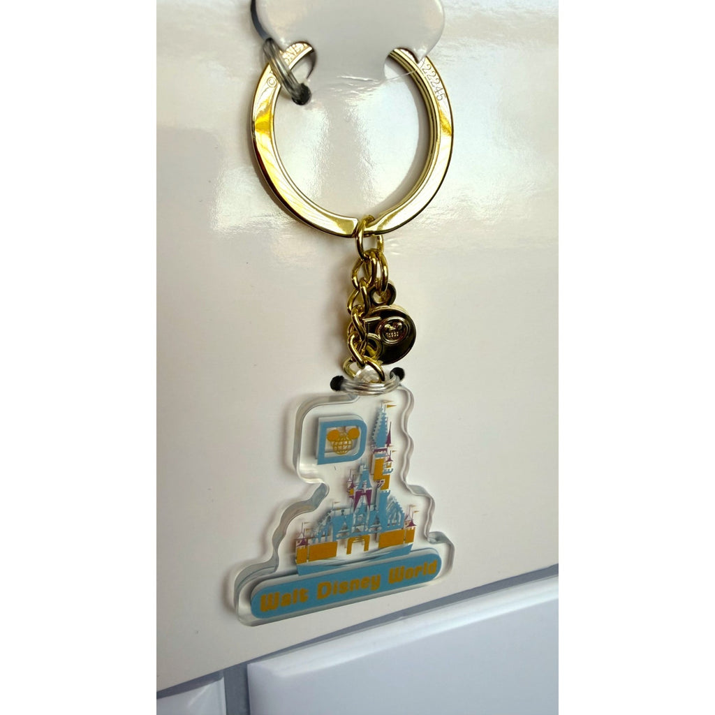Disney Parks Vault Collection 50th Anniversary 4-Pack Keychains - New