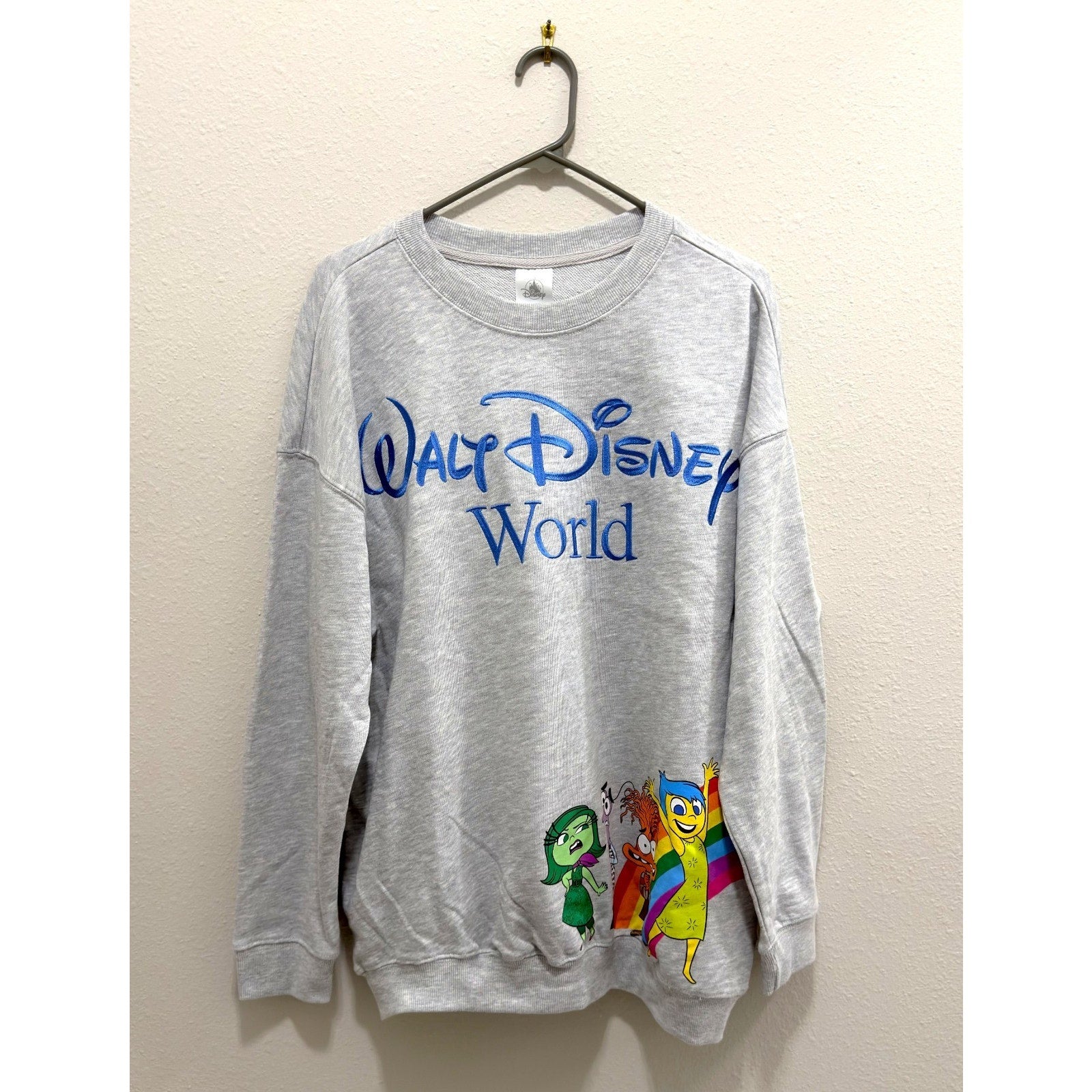 Disney Parks Walt Disney World Inside Out Park Logo Pullover - Adult XL - NWT