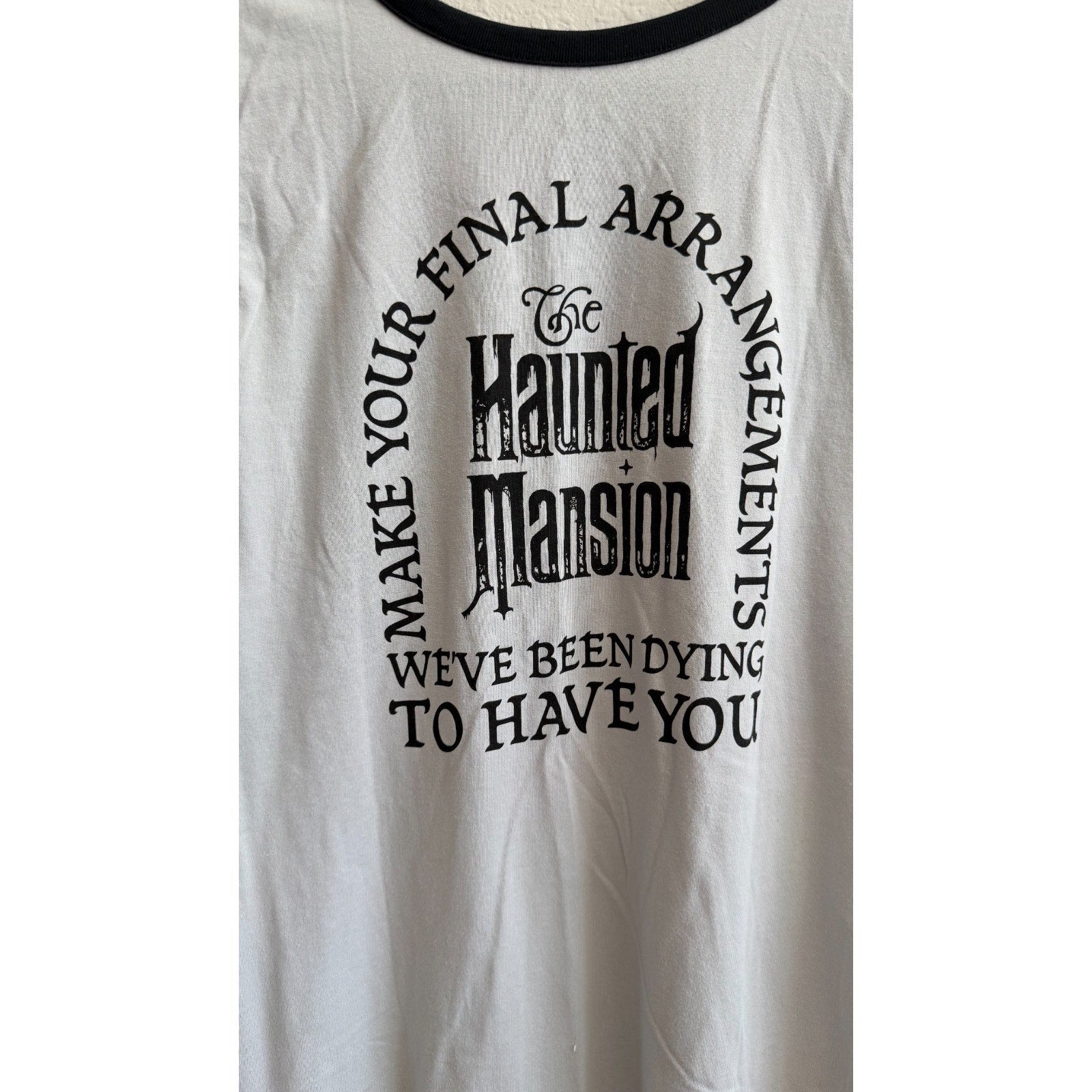 Disney Parks Haunted Mansion Hitchhiking Ghosts Tank Top Adult Large NWT