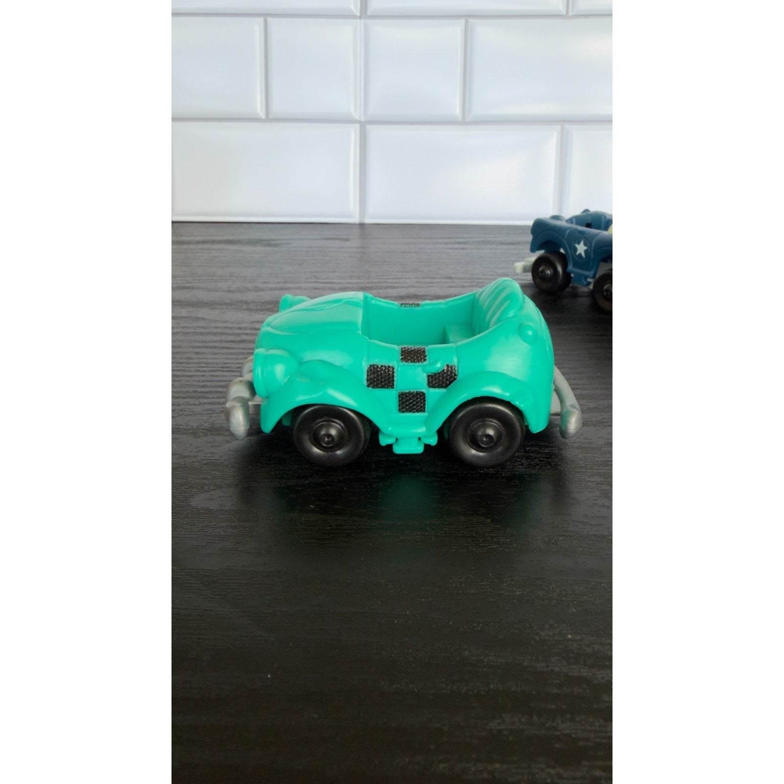Vintage Burger King Kids Club "Break-Away" Action Cars — Set of 2