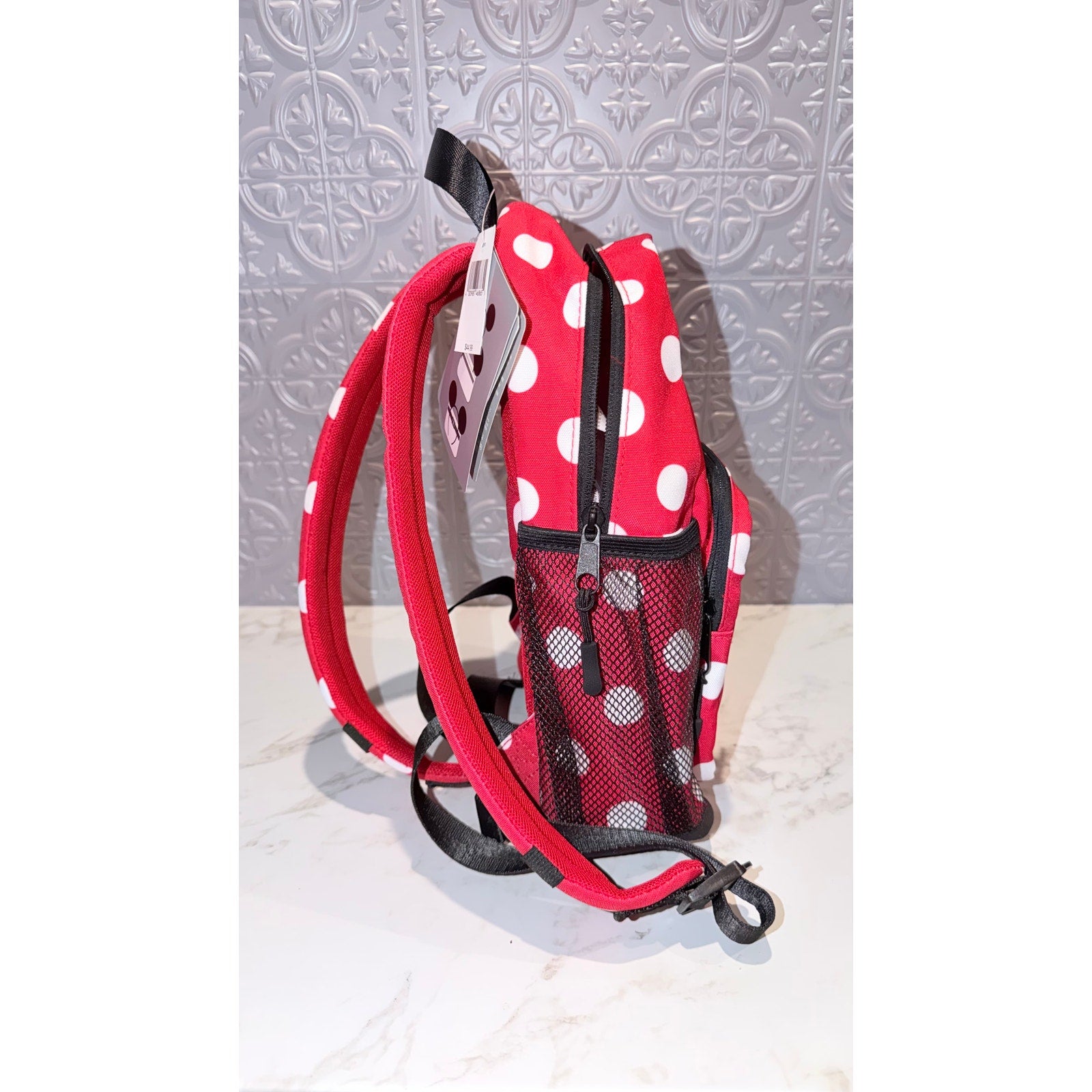Disney Parks Walt Disney World Minnie Mouse XOXO Polka Dots Backpack NEW