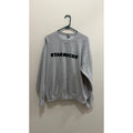 Starbucks Gray Embroidered Black Logo Crewneck Sweatshirt Large