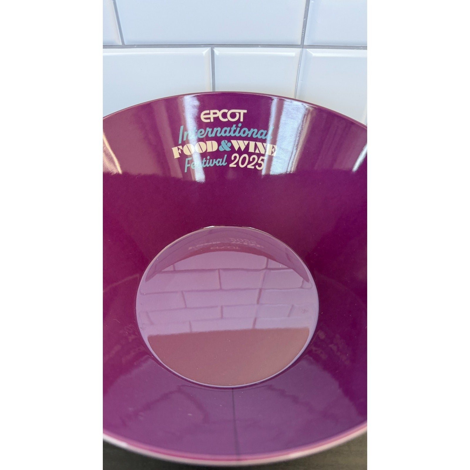 NEW Disney Parks Epcot Food & Wine 2025 Purple Serving Bowl Chef Remy