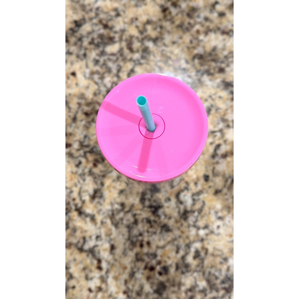 NWT Simply Belle "Christmas Cookie" Plastic Tumbler with Straw — 24 oz