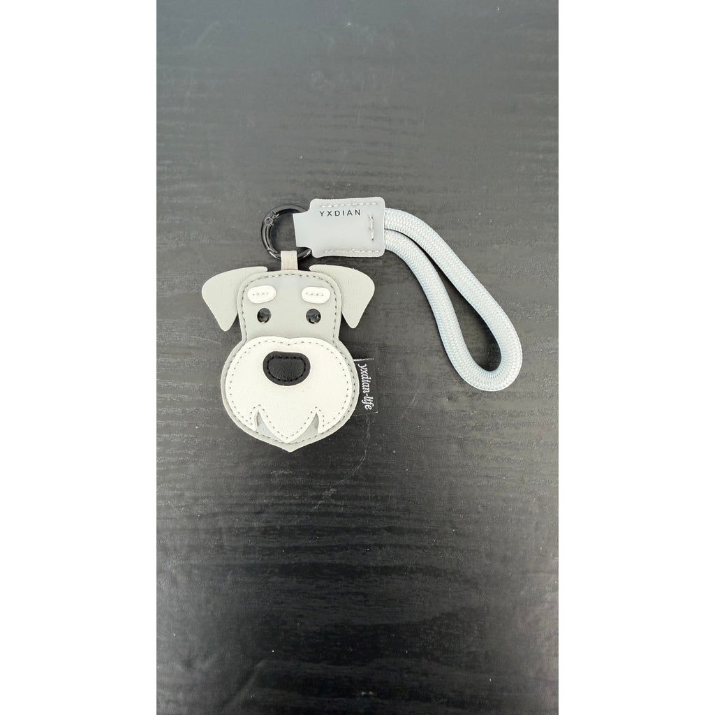 Cartoon Creative Summer Pet Series Schnauzer Keychain – NEW