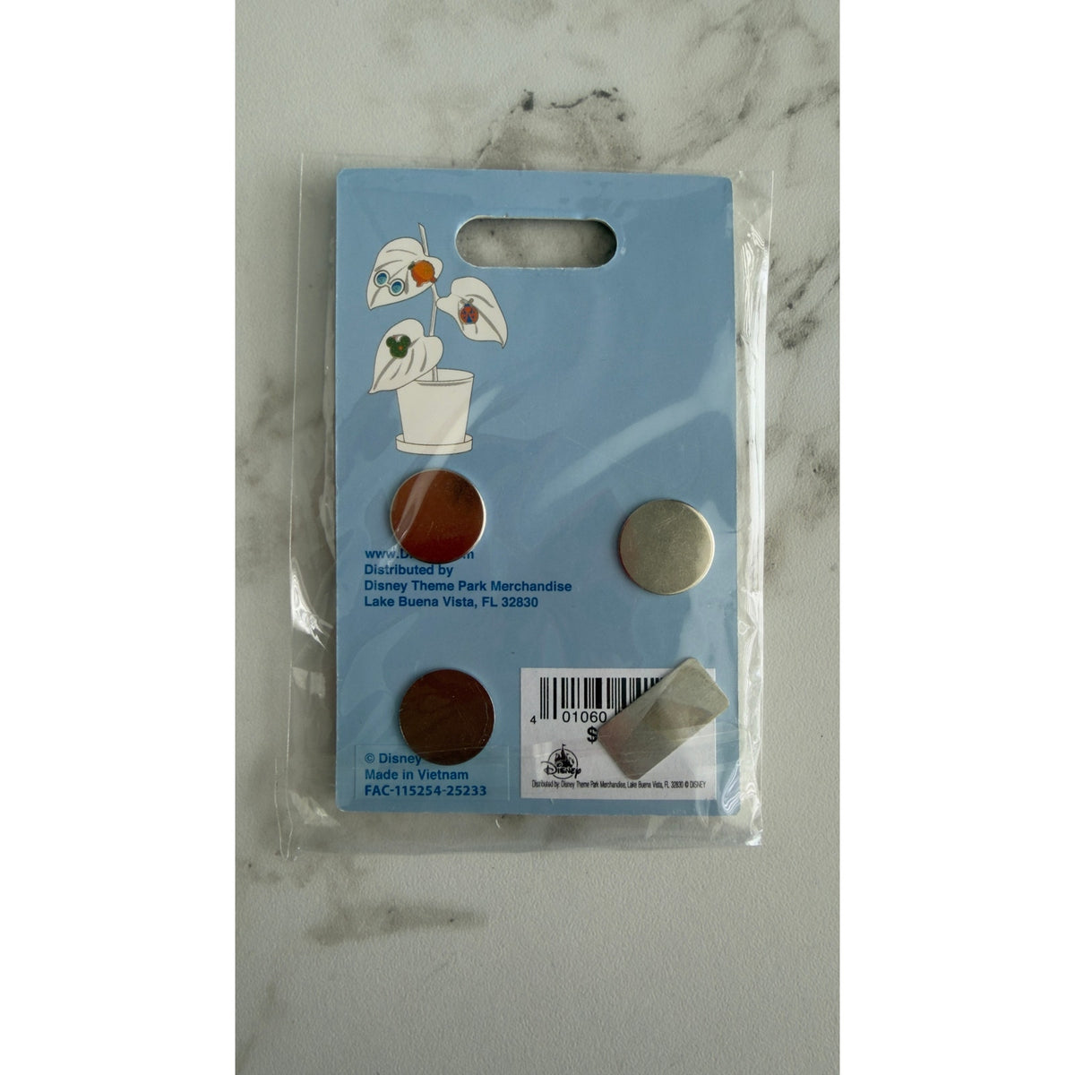 Disney Parks 2026 EPCOT Flower & Garden Festival Plant Magnets Set of 4 NEW