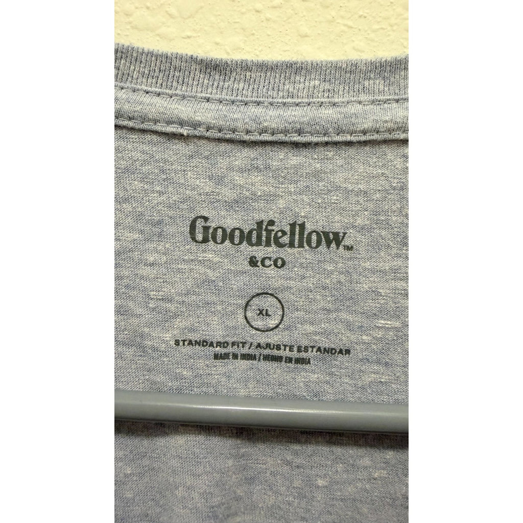 Goodfellow & Co Men's Gray V-Neck T-Shirt - XL - Midweight Jersey - Preowned