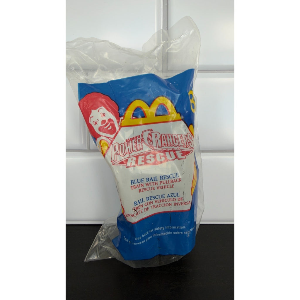 2000 Power Rangers Lightspeed Rescue Blue Rail Rescue #8 – McDonald's NIP