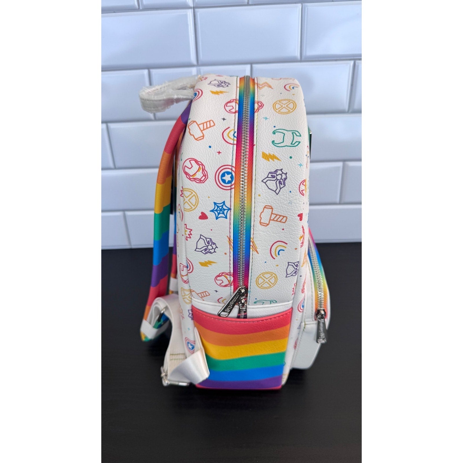 Disney Parks x Loungefly Marvel Pride Mini Backpack NWT