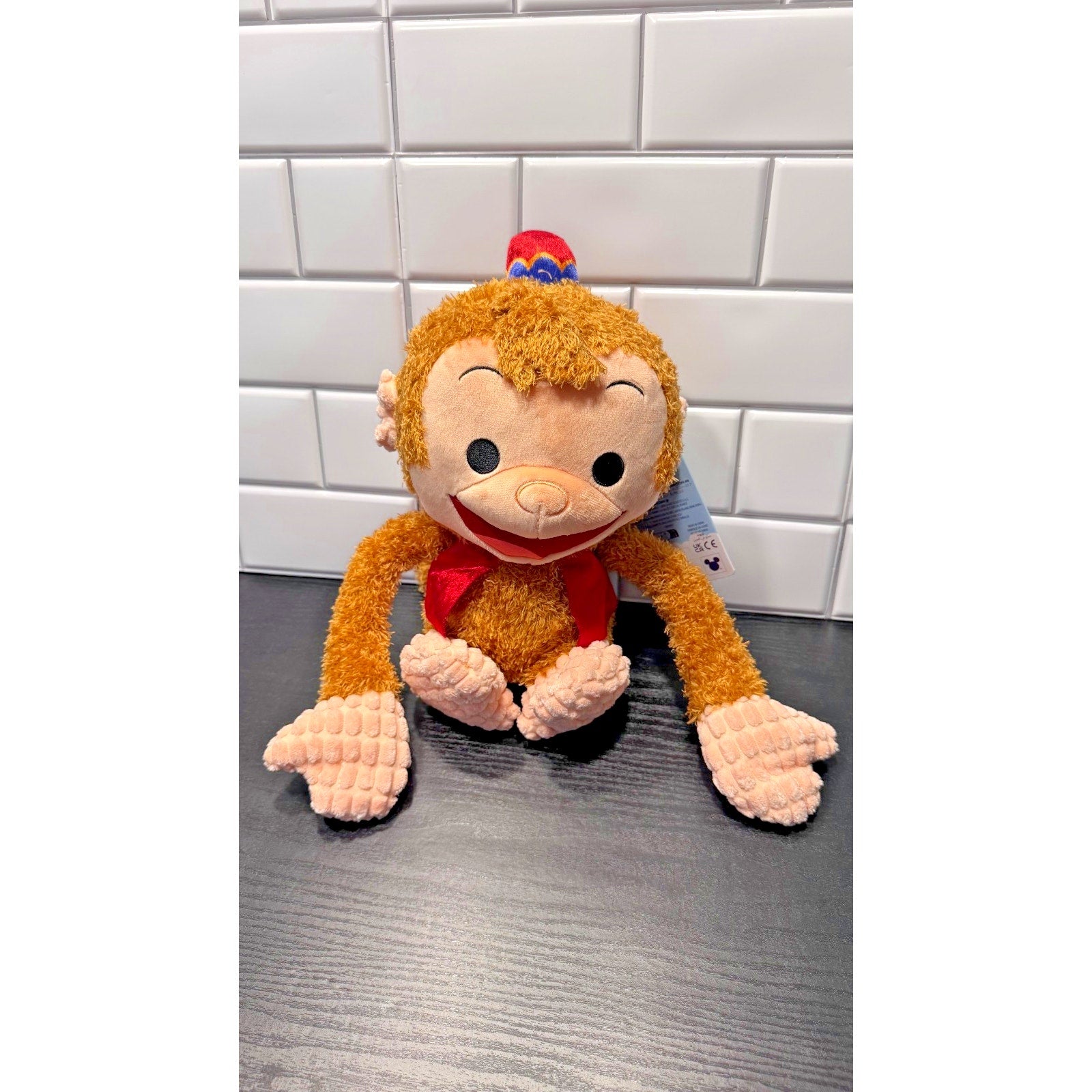 Disney Parks Blissful Buddies Fidget Plush | Abu from Aladdin | 16" Tall (NWT)
