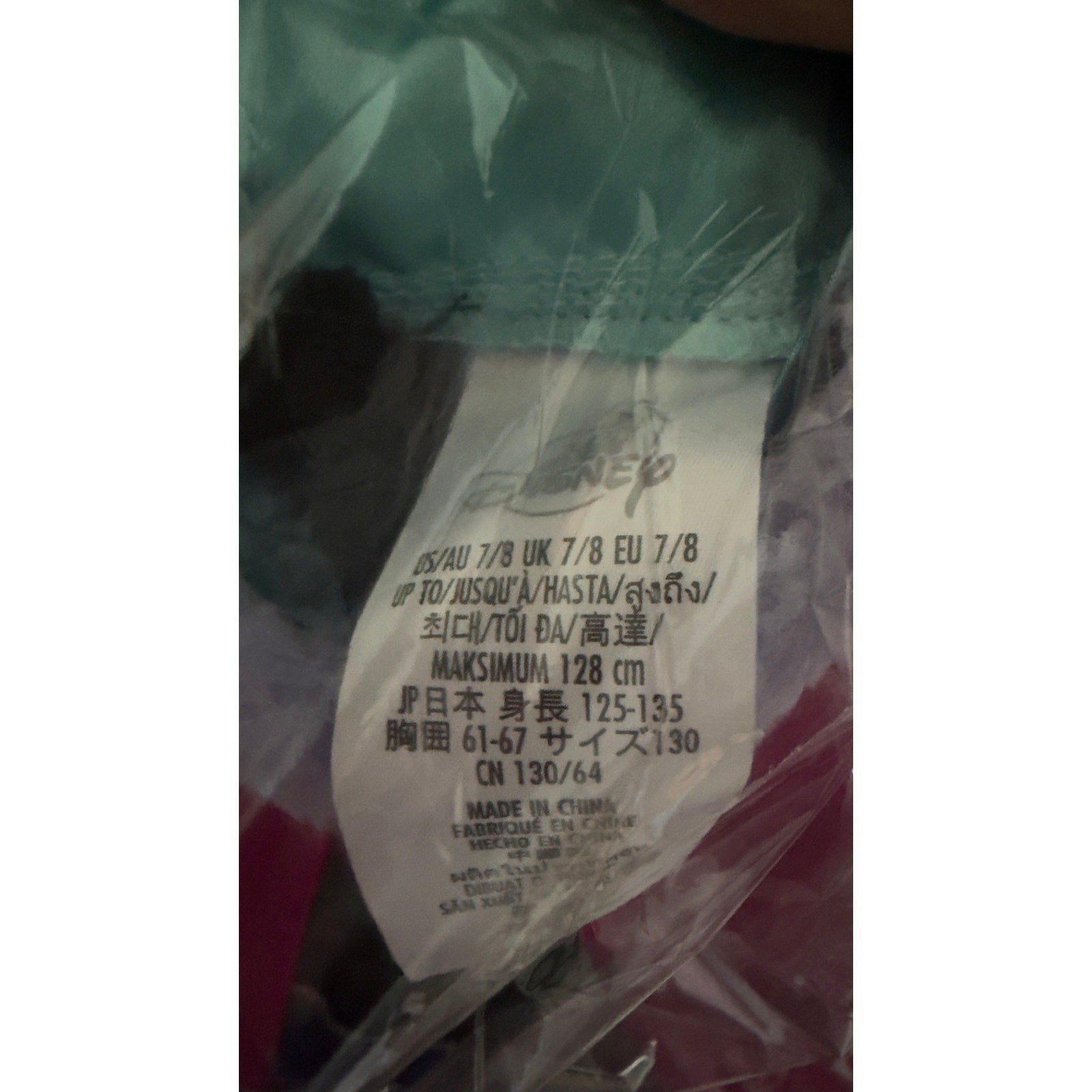 Disney Parks Princess Anna Frozen Costume Dress and Cape NWT Size 7/8