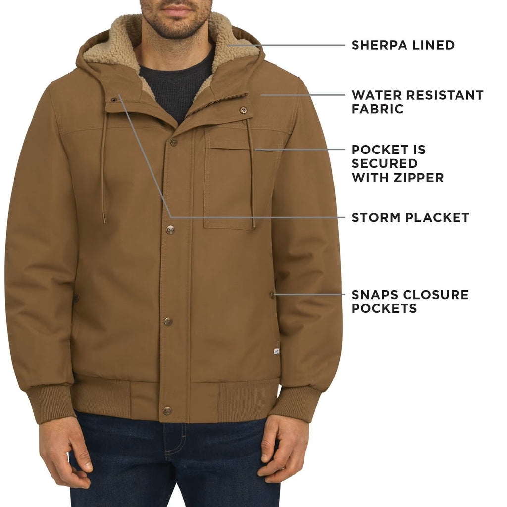 NWT Lee Men's Oxford Workwear Bomber Jacket – Large