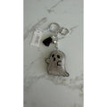 Juliet Crystal Avenue Halloween Rhinestone Ghost Keychain Bag Charm NWT