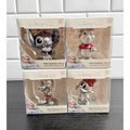 New! Disney 100 Mini Bobble Head COMPLETE SET of 4 Mickey, Minnie, Pooh, Stitch